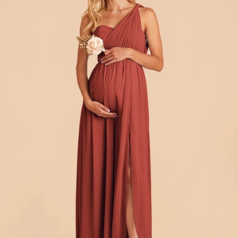 Bird Grey Maternity Dress